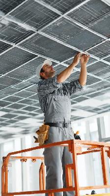 Drop ceiling repair - Drywall repair - Baseboard - Casing - Trim