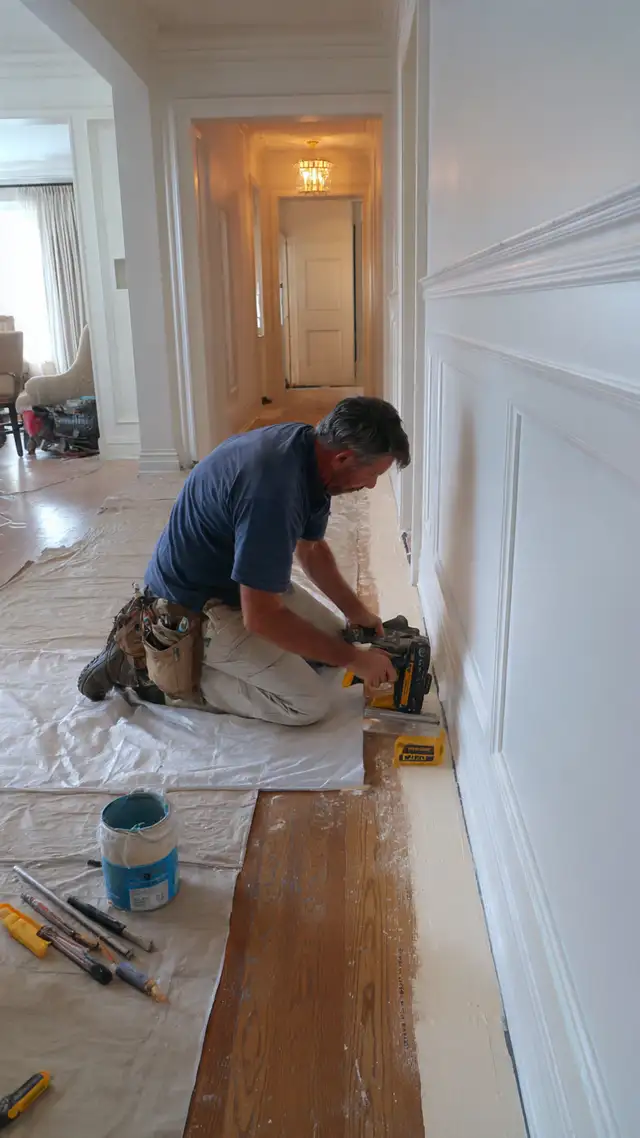 Drop ceiling repair - Drywall repair - Baseboard - Casing - Trim - Photo 2