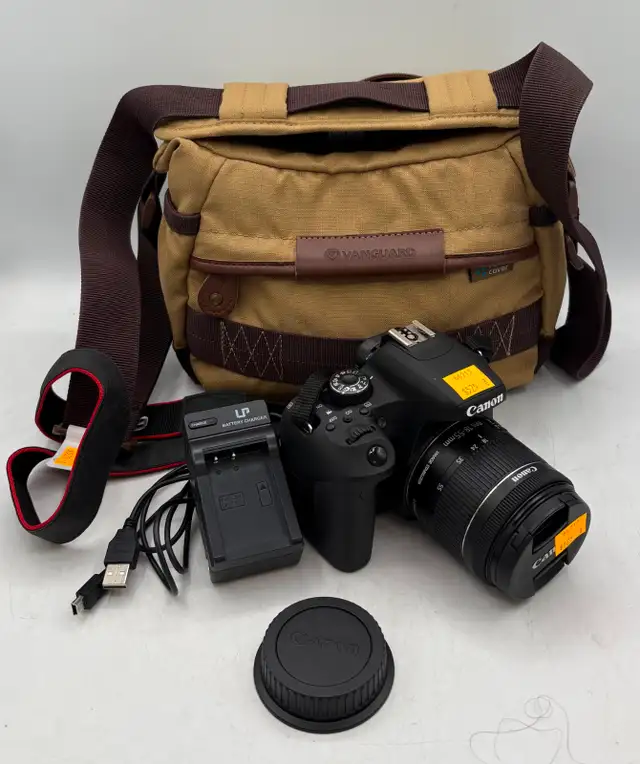 Canon T7i DSLR Camera with 18-55mm Lens and Accessories