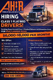 Class 1 Flatbed USA/CANADA