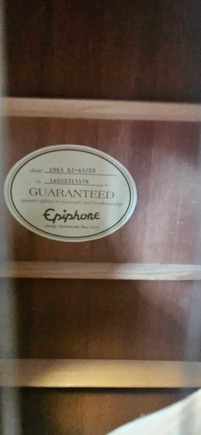 Epiphone Full Size 6 String Guitar - Photo 4