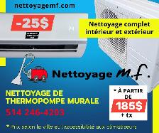 nettoyage de climatiseur mural