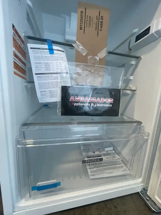 NEW 24" Whirlpool Counter Depth Top Freezer Fridge (11.6 Cu.Ft) - Photo 6