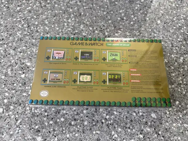 Nintendo Game & Watch The Legend of Zelda Sealed New In Box - Photo 2