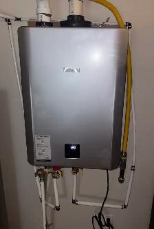 Tankless waterheater Install