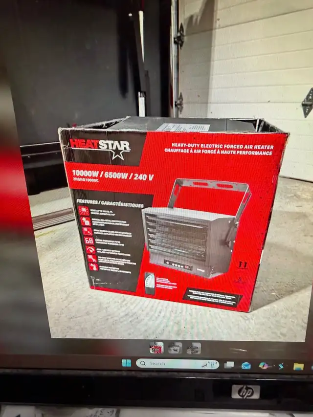 BRAND NEW HEATSTAR 240 V GARAGE HEATER