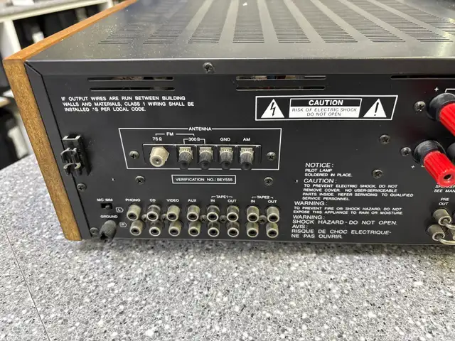 Carver MXR-2000 Reciever With Remote As Is For Parts - Photo 6