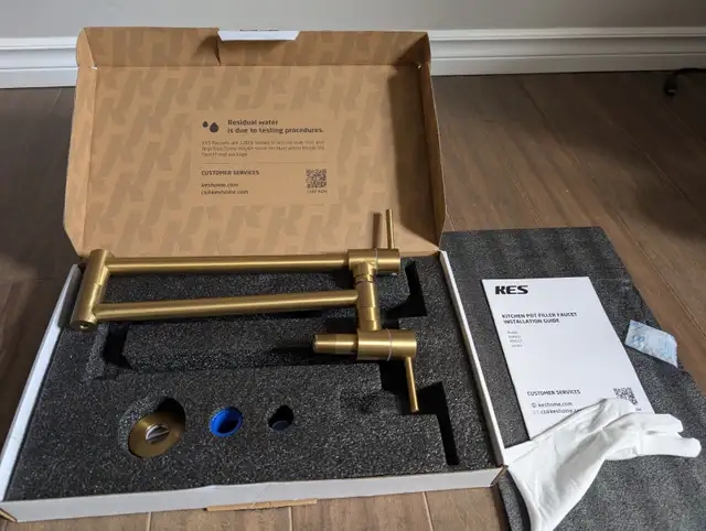 Brand New Gold Kitchen Pot Filler For Sale - Photo 2