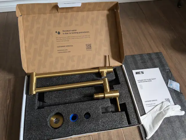 Brand New Gold Kitchen Pot Filler For Sale - Photo 4