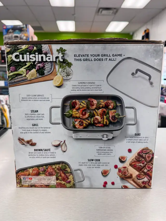 Cuisinart Stack5 Multifunctional Grill - BRAND NEW - Photo 2