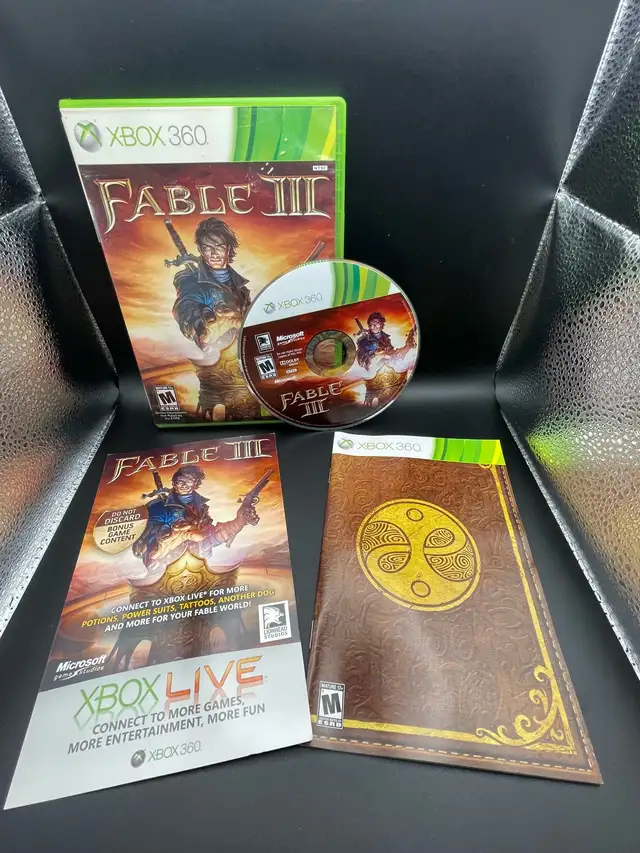 XBOX 360 FABLE III W/MANUAL