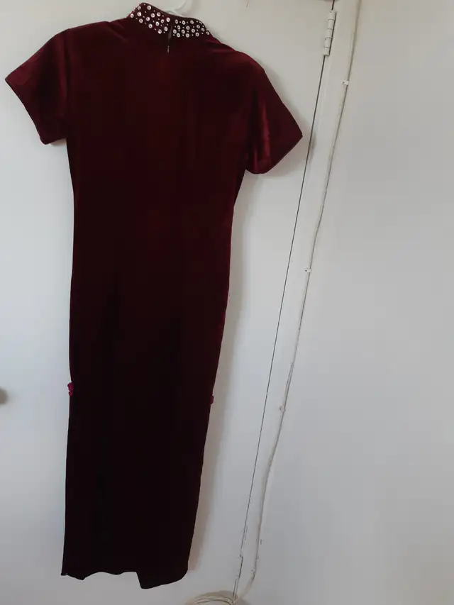 DARK RED LONG DRESS (Brand New) - Photo 3