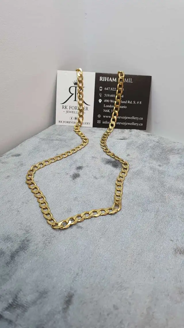 10k yellow gold chain # 384_3 - Photo 4