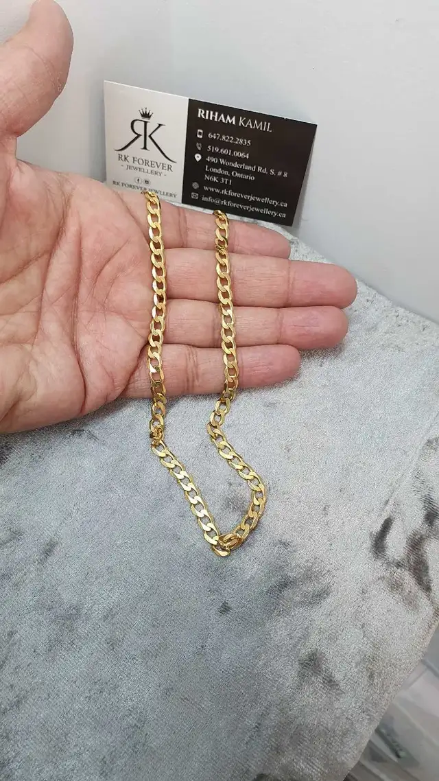 10k yellow gold chain # 384_3 - Photo 5