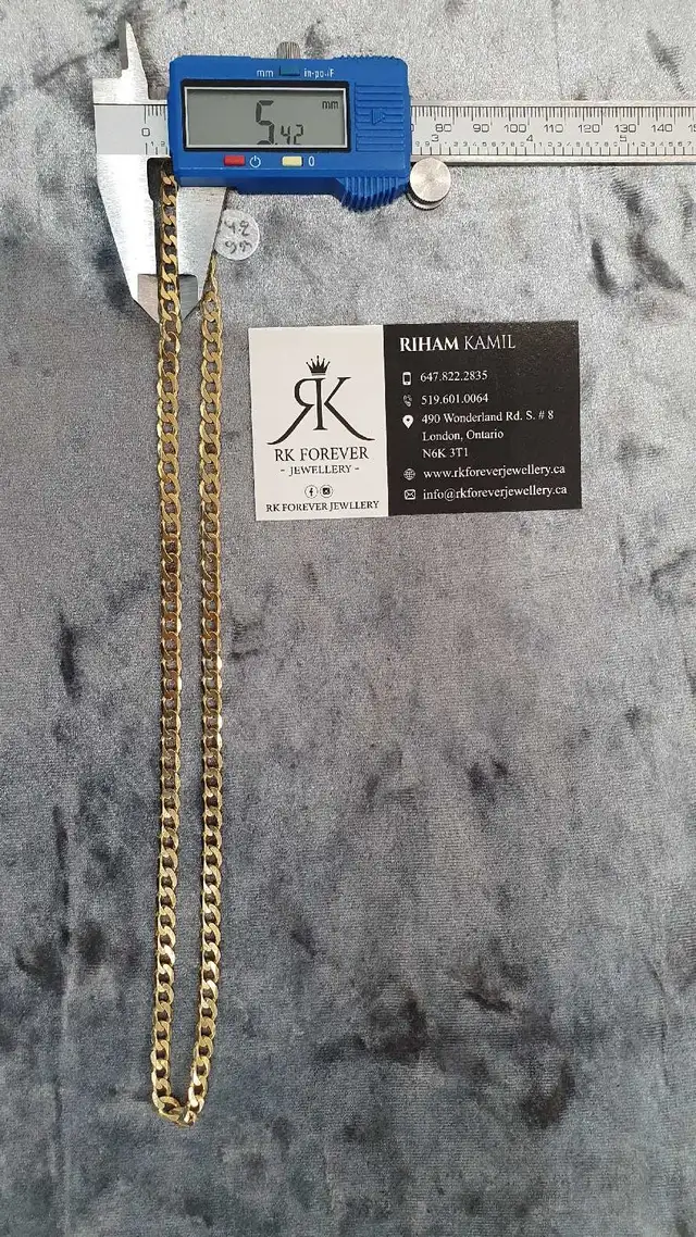 10k yellow gold chain # 384_3 - Photo 7