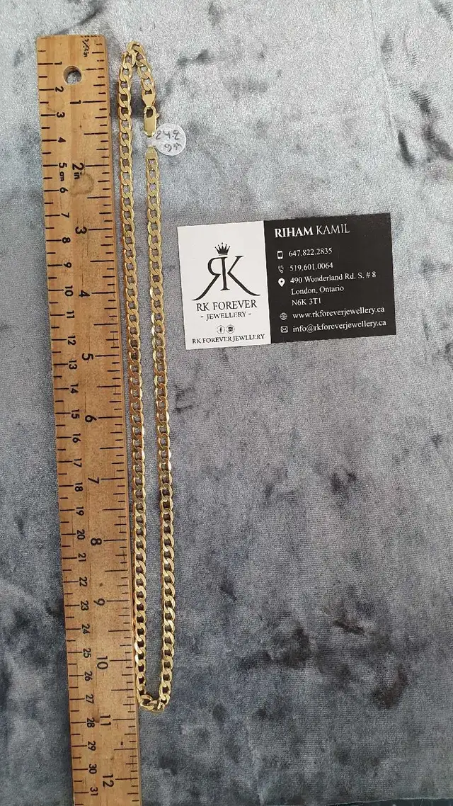 10k yellow gold chain # 384_3 - Photo 8