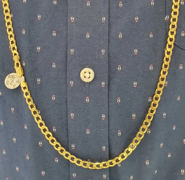 10k yellow gold chain # 384_3 - Photo 9