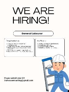 General Labourer – Full-Time Opportunity