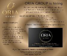 ORIA GROUP is Hiring!