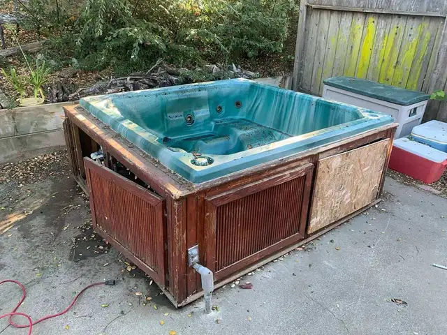 hot tub removal