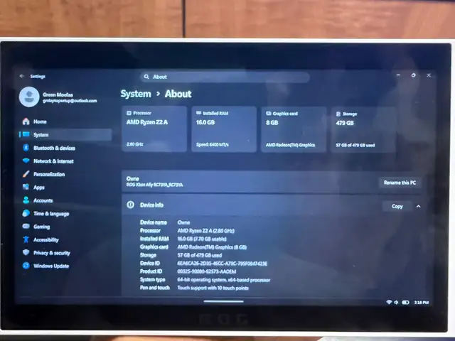 ROG Xbox Ally 512GB Ryzen Z2 A 16GB Handheld Gaming PC - $499 - Photo 2