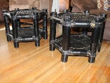 Unique Bamboo End Tables