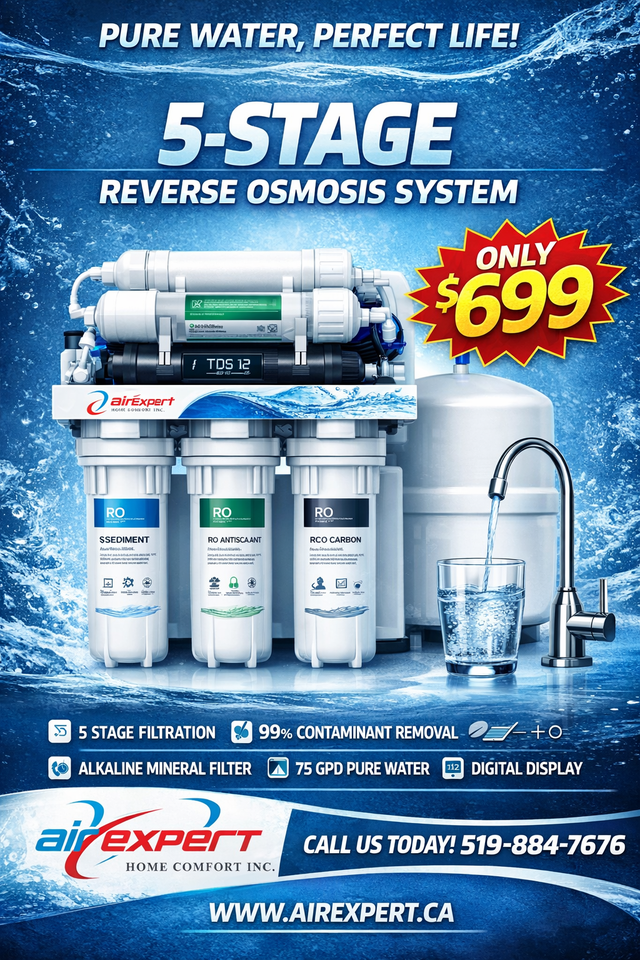 REVERSE OSMOSIS  REVERSE OSMOSIS  5 SATGE SYSTEM $699