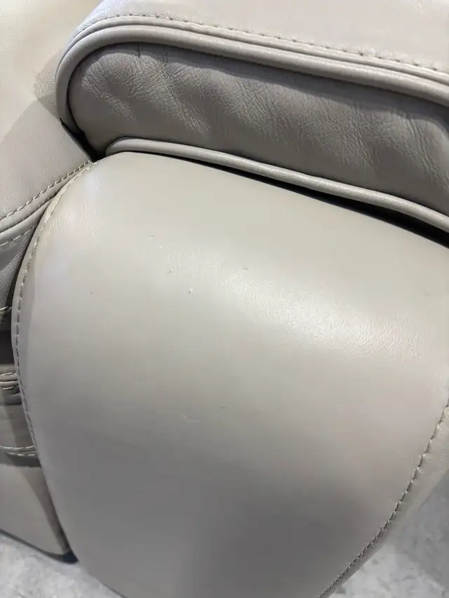 Oversized leather arm chair - Photo 4