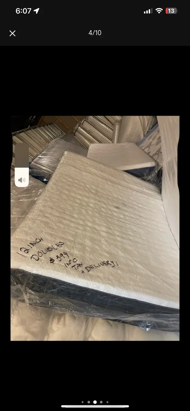 Brand New DOUBLE PILLOWTOPS (12 Inch THICK) Delivery - Photo 3