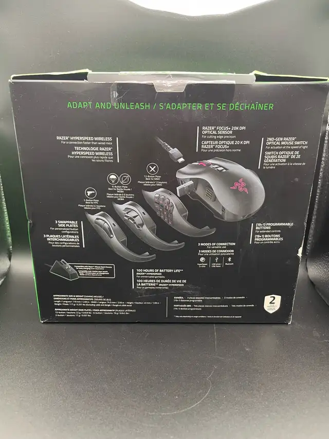RAZER NAGA PRO MODULAR WIRELESS GAMING MOUSE - Photo 2