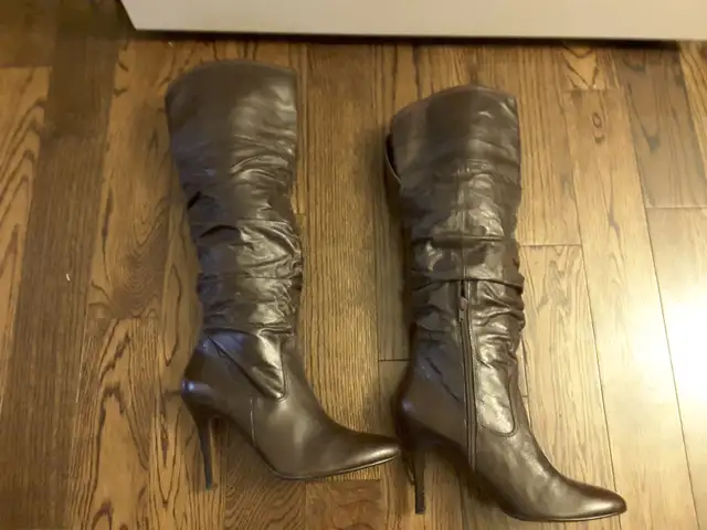 Brand New Stylish women leather boots Size 8.5 - Photo 5