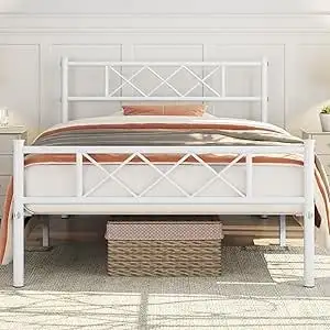 Brand New Twin Size Metal Frame Bed Headboard & Footboard $49 - Photo 2