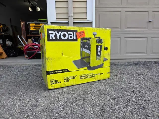 Ryobi 12.5' Corded Benchtop Planer Brand New!