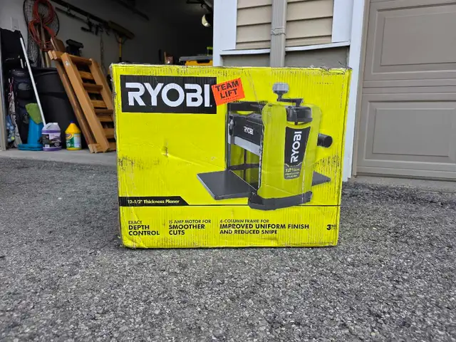 Ryobi 12.5' Corded Benchtop Planer Brand New! - Photo 2