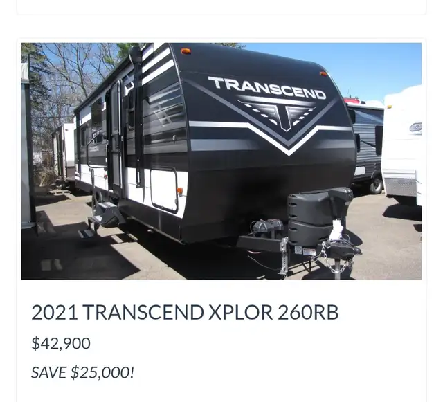 2021 TRANSCEND XPLOR 260RB- Price DROP!
