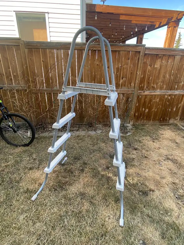 Swimming pool ladder