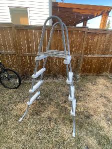 Swimming pool ladder