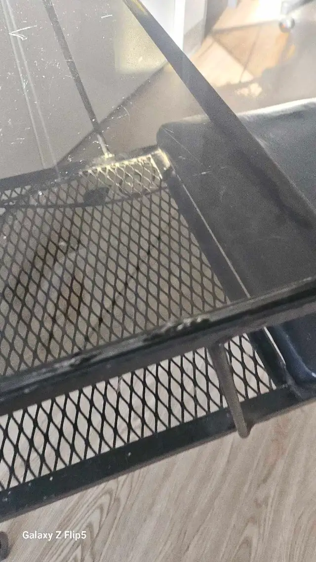 Table banc téléphone vintage en fer - Photo 8