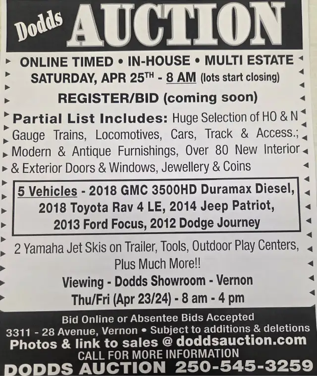 AUCTION-2018 GMC SIERRA 3500HD DURAMAX DIESEL-ONLINE-APR 25- 8AM - Photo 7