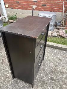 Free delivery used Dark Wood 4-Drawer Dresser - Photo 5