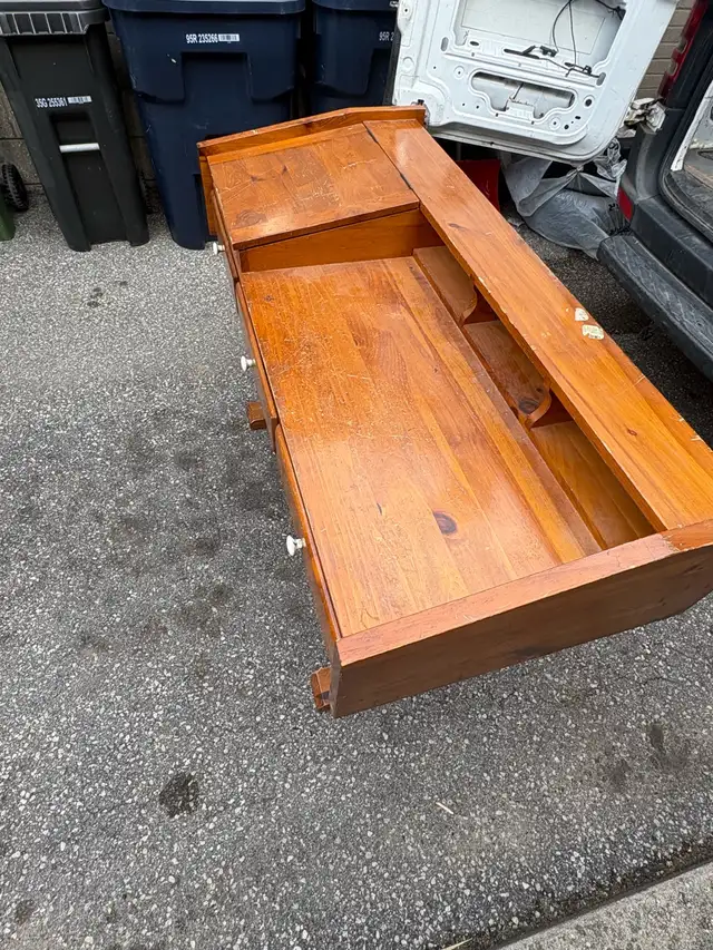 Free delivery antique Wooden Desk with Drawers - Photo 5