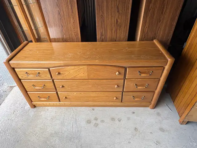Free delivery used Wooden Dresser