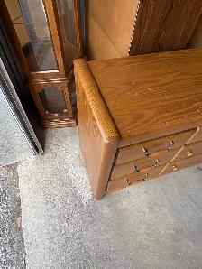 Free delivery used Wooden Dresser - Photo 2