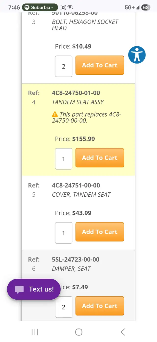 2007-2008 Yamaha R1 Front Riders And Rear Passanger Seat - Photo 4