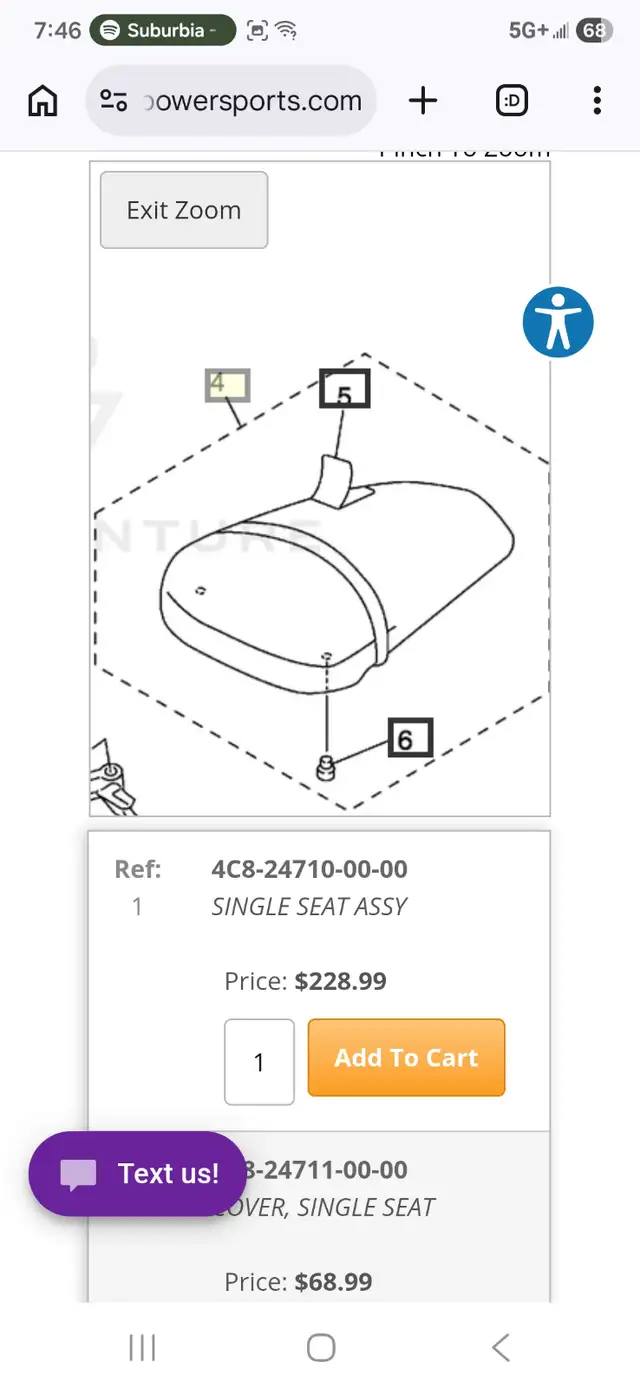 2007-2008 Yamaha R1 Front Riders And Rear Passanger Seat - Photo 5