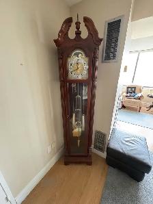 Free delivery used Howard Miller 'Jonathan' Grandfather Clock
