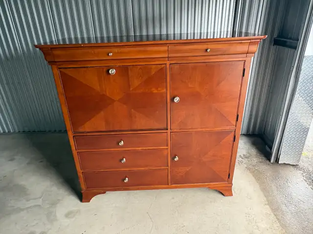 Free delivery used Liz Claiborne Home Wood Cabinet with Drawers