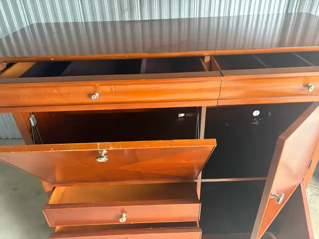 Free delivery used Liz Claiborne Home Wood Cabinet with Drawers - Photo 7