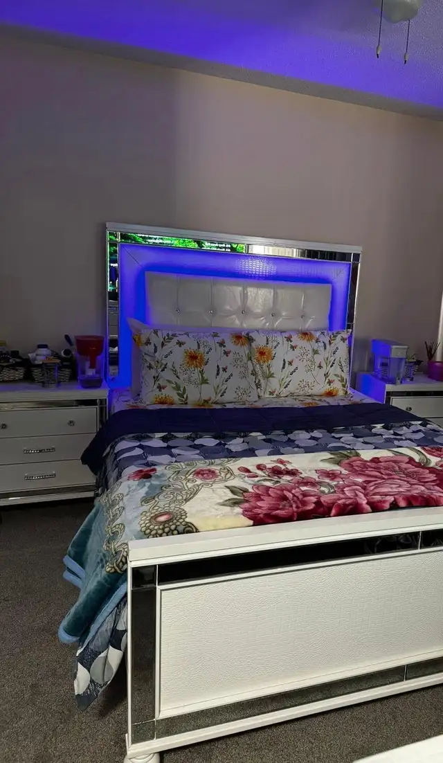 Master bedroom with attached washroom