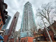 Bloor and Sherbourne 1 Bed Plus 1 Den 1 Bath Condo for Rent